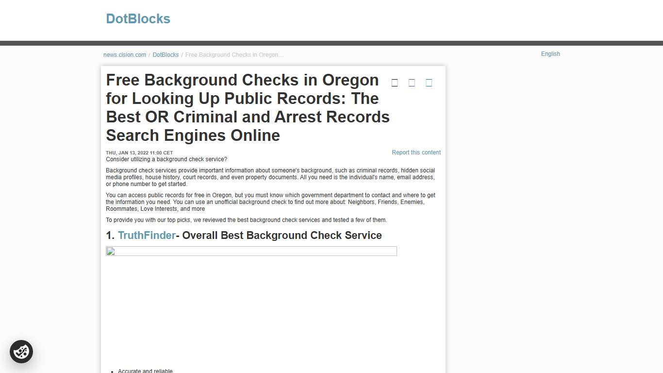 Free Background Checks in Oregon for Looking Up Public Records: The Best OR Criminal and Arrest Records Search Engines Online - DotBlocks